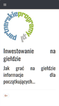Mobile Screenshot of gielda.partnerskieprogramy.pl