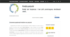 Desktop Screenshot of kredyty.partnerskieprogramy.pl