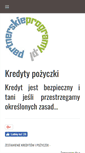 Mobile Screenshot of kredyty.partnerskieprogramy.pl