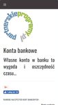 Mobile Screenshot of kontabankowe.partnerskieprogramy.pl
